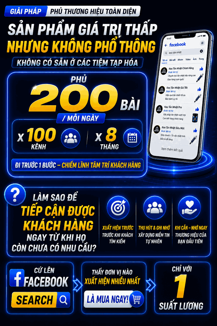 Chiến Lược Phủ Thương Hiệu Sản Phẩm Ngách Đột Phá Marketing
